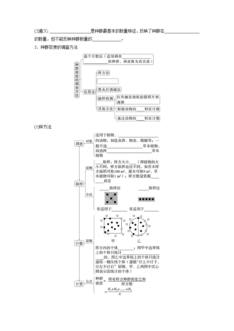 第九单元 第42课时 种群的数量特征第2页
