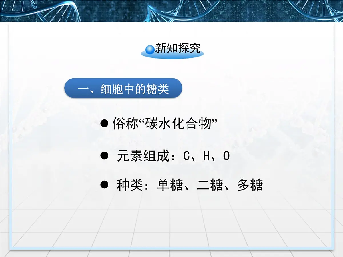 人教版 (新课标)高中生物必修1 2-4《细胞中的糖类和脂质》课件第4页