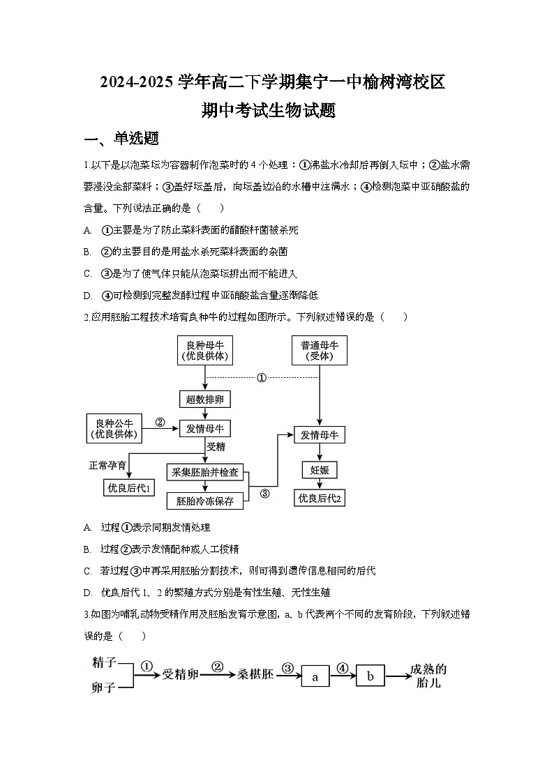 生物(原卷)第1页