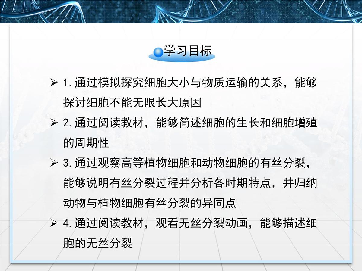 人教版 (新课标)高中生物 必修1 6-1《细胞的增殖》课件第3页