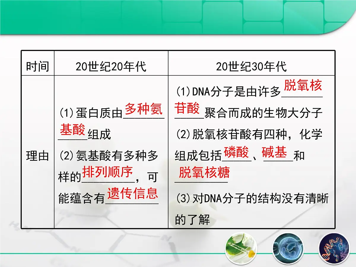人教版 (新课标)高中生物 必修2 3-1《DNA是主要的遗传物质》复习课件第6页