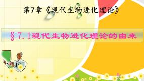 生物必修2《遗传与进化》现代生物进化理论的由来授课ppt课件