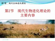 人教版 (新課標)高中生物必修2 7-2-1《種群基因頻率的改變與生物進化》課件