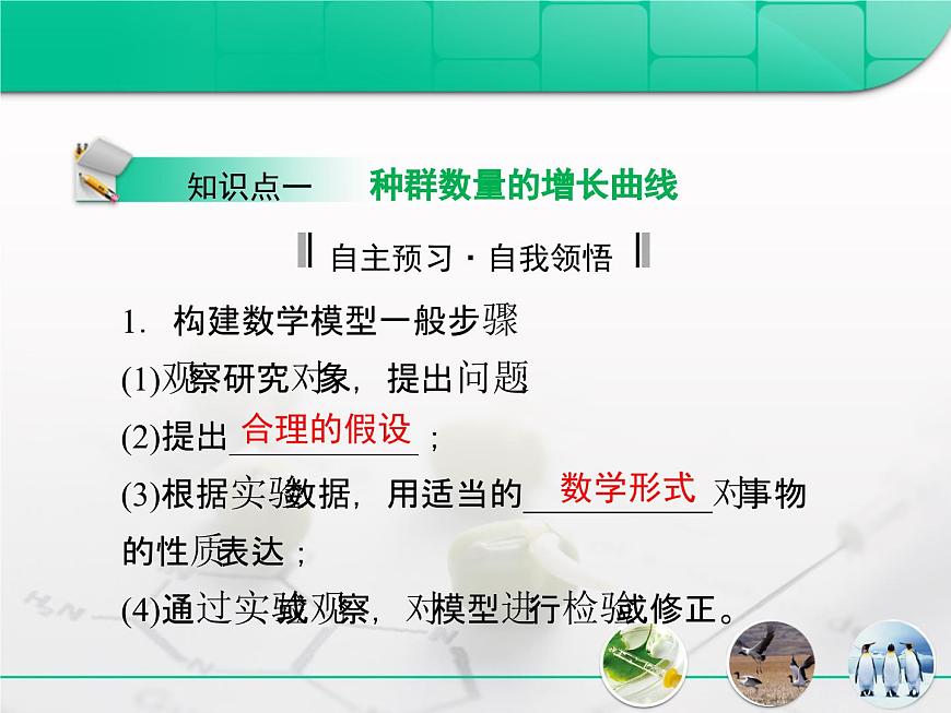 人教版 (新課標(biāo))高中生物必修3 4-2《種群數(shù)量的變化》復(fù)習(xí)課件第4頁(yè)
