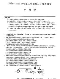 山西省卓越联盟2024-2025学年高二下学期5月冲刺考试生物试卷（PDF版附解析）