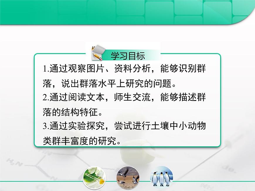 人教版 (新課標)高中生物必修3 4-3《群落的結構》復習課件第3頁