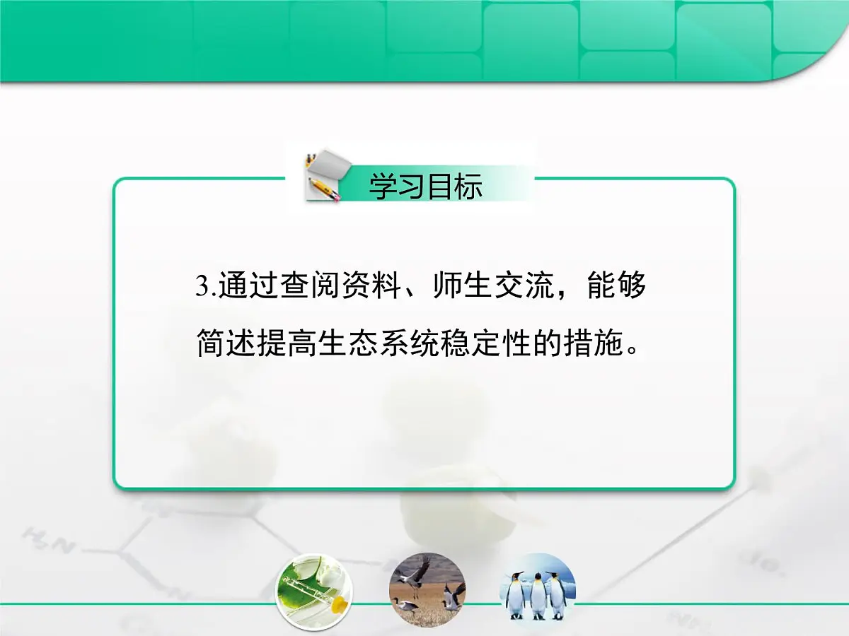 人教版 (新课标)高中生物必修3 5-5《生态系统的稳定性》课件第3页