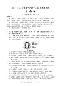 四川省成都市蓉城名校联盟2024-2025学年高二下学期期末考试生物试题（PDF版附答案）