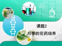 生物选修1《生物技术实践》月季的花药培养复习ppt课件