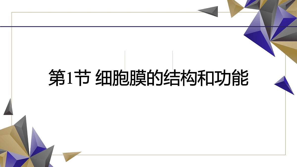 人教版高中生物必修1 3-1《 细胞膜的结构和功能》课件第3页