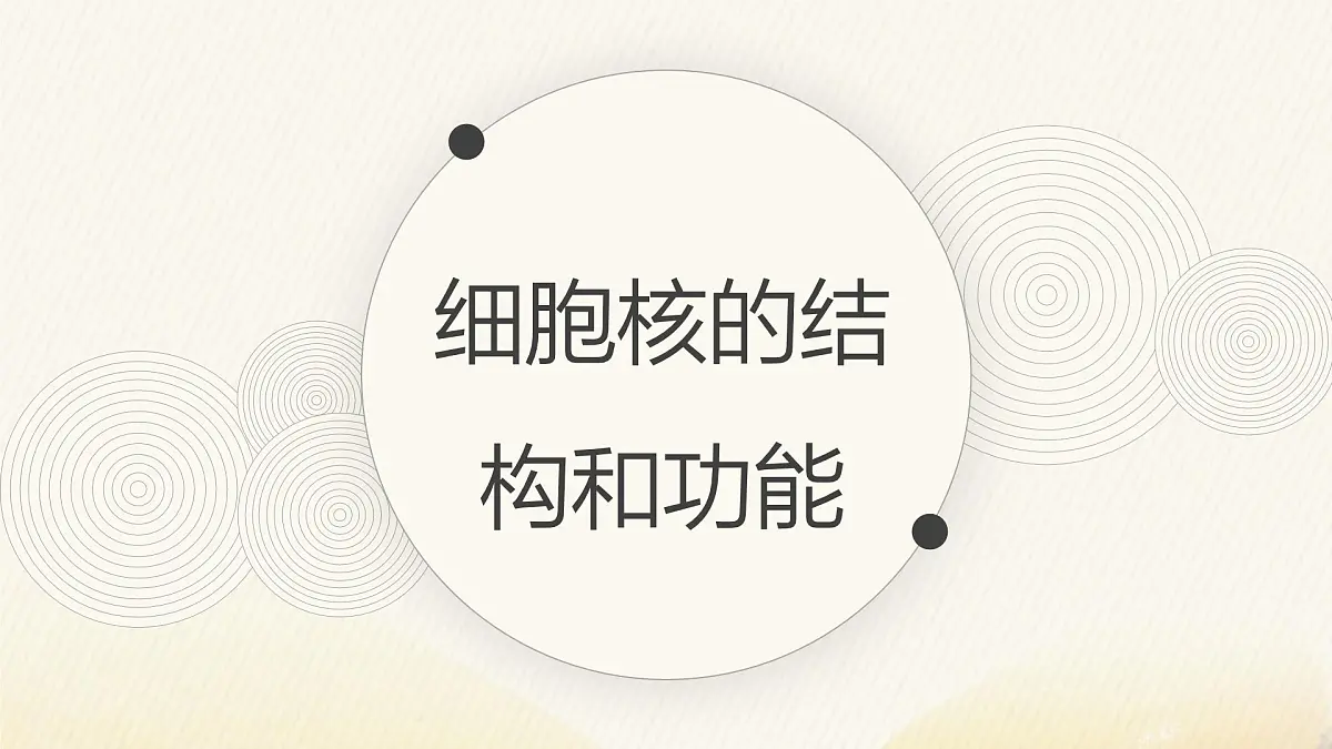 人教版高中生物必修1 3-3《细胞核的结构和功能》课件第1页