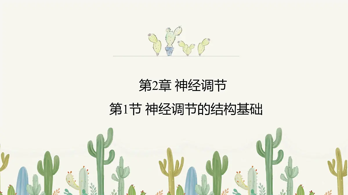 人教版高中生物选修1《2-1 神经调节的结构基础》课件第3页