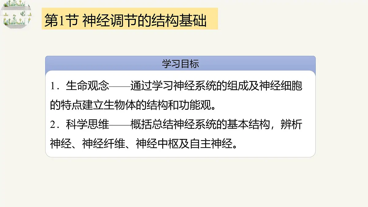 人教版高中生物选修1《2-1 神经调节的结构基础》课件第4页