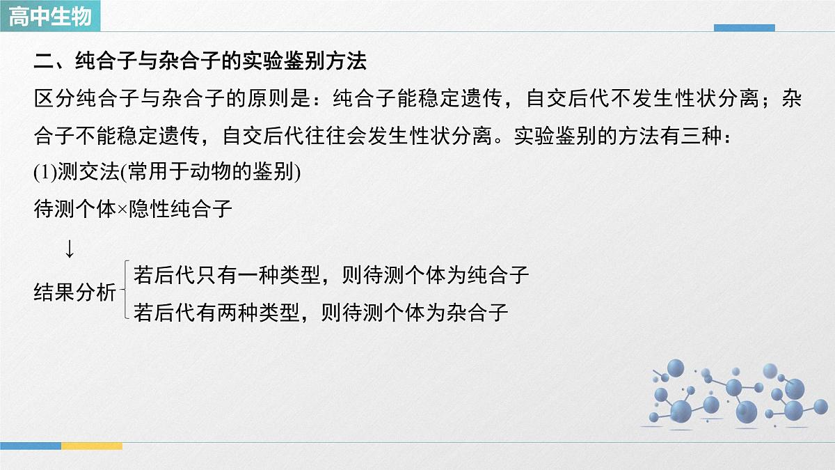 人教版高中生物必修2 第一章《微专题一 分离定律的应用》教学课件第6页