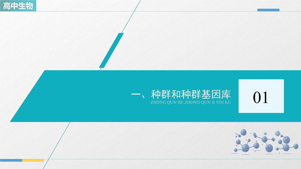 人教版高中生物必修2《6-3种群基因组成的变化与物种的形成 第1课时》教学课件第4页