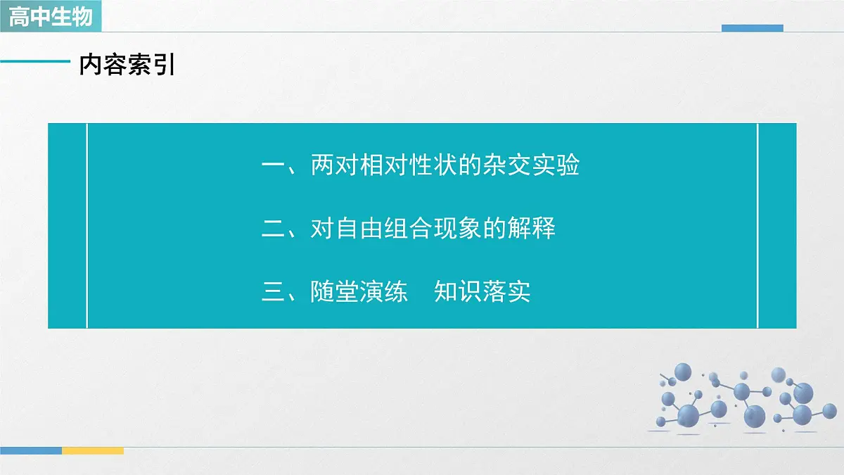 人教版高中生物必修2 1-2《孟德尔的豌豆杂交实验(二)_第1课时》教学课件第3页