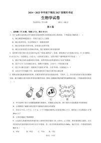 四川省成都市第七中学2024-2025学年高一下学期期末考试生物试卷（PDF版附解析）