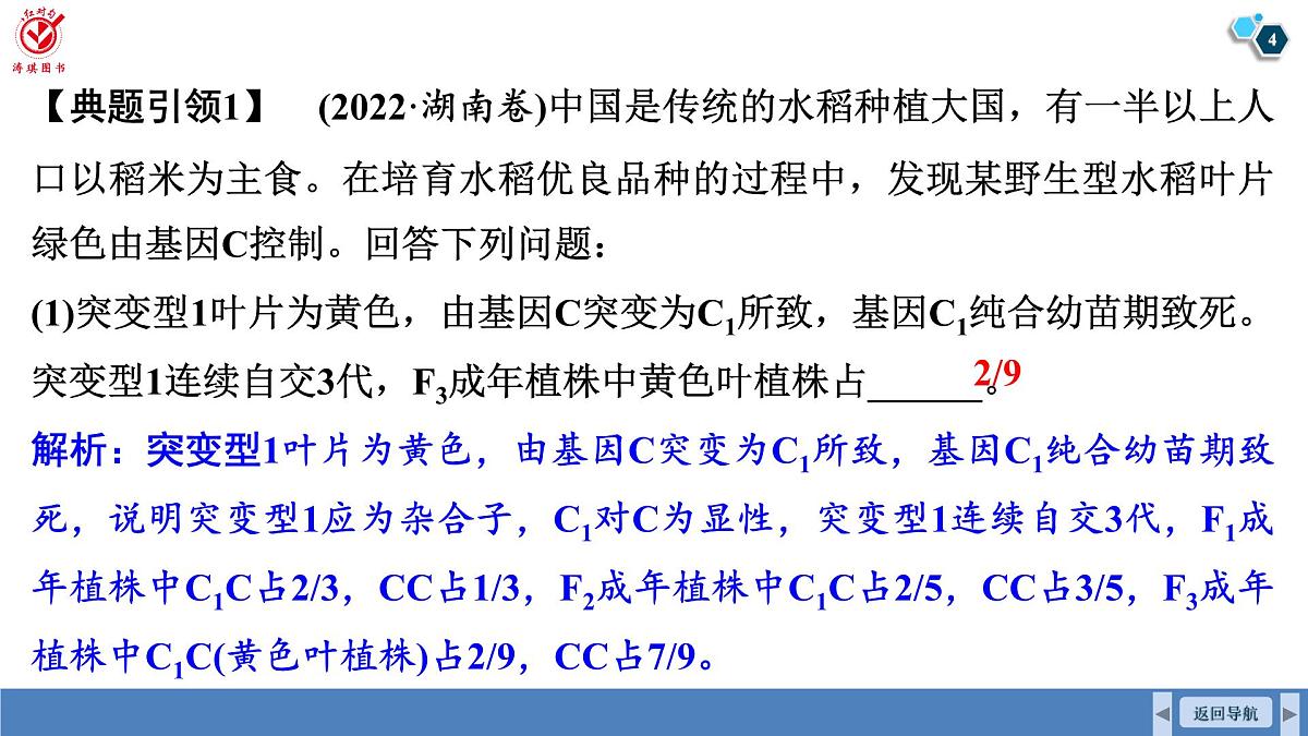高考生物【一轮复习】课件 第七单元 微专题六 利用“假说—演绎法”解决生物变异实验探究题第4页