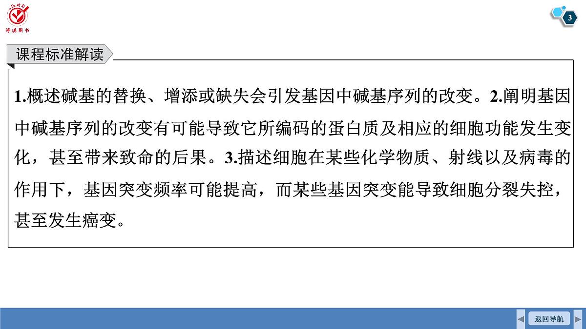高考生物【一轮复习】课件 第七单元 第三十课时 基因突变和基因重组第3页