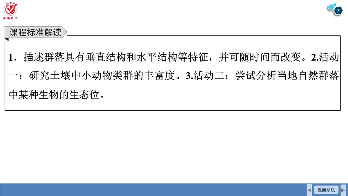 高考生物【一轮复习】课件 第九单元 第45课时 群落的结构第3页