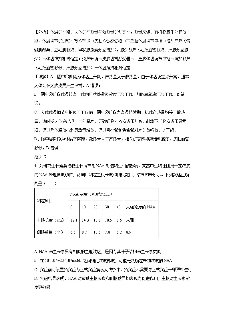 河南省九师联盟2024-2025学年高二下学期下5月联考B卷生物试卷(解析版)第3页