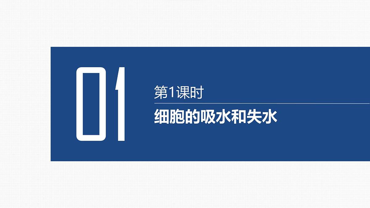 04-第7讲 细胞的物质输入和输出-第1课时 细胞的吸水和失水第2页