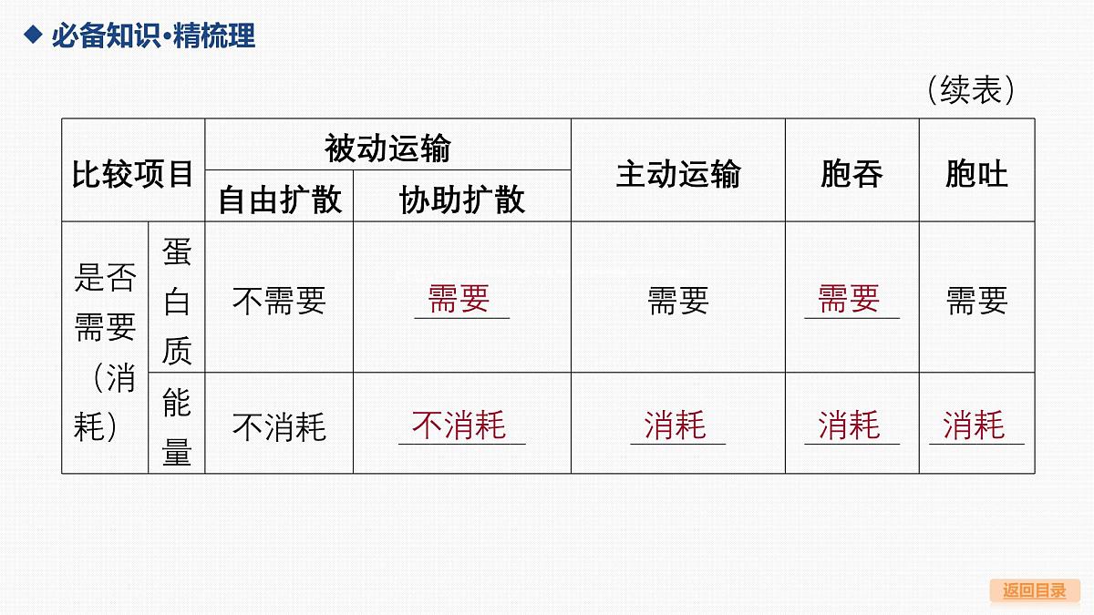 05-第7讲 细胞的物质输入和输出-第2课时 物质出入细胞的方式第7页