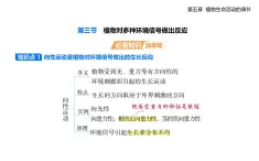 5.3 植物對(duì)多種環(huán)境信號(hào)做出反應(yīng)知識(shí)點(diǎn)串講課件+分層訓(xùn)練-浙科版高中生物高二上冊(cè)（選必一）