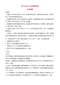 山东省济宁市2025届高三生物下学期3月一模考试试题含解析