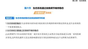 浙科版 (2019)选择性必修2 生物与环境生态系统中通过自我调节维持稳态公开课课件ppt