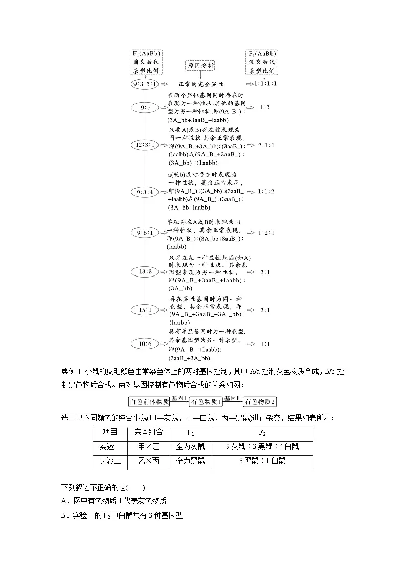 【备考2026】高考生物一轮复习资源:第5单元 专题突破7 自由组合定律中的特殊分离比(讲与练)(教师版)第2页