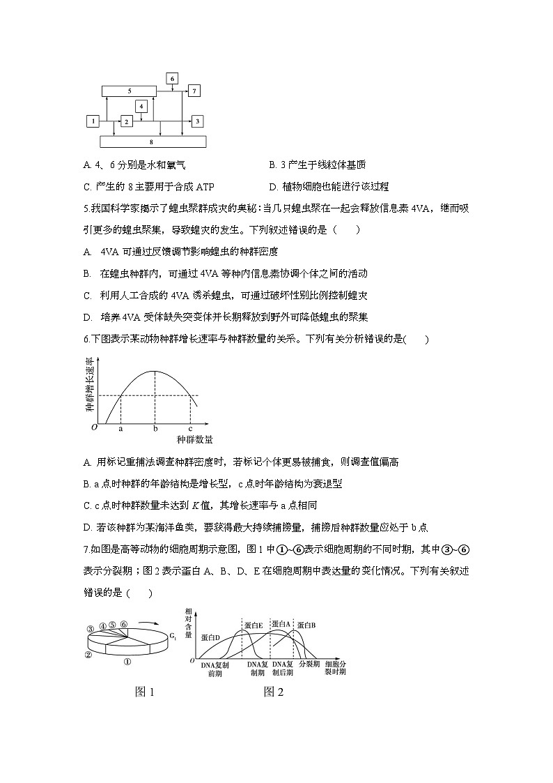 吉林省白城市洮北区白城市第一中学2025-2026学年高三上学期开学生物试题第2页