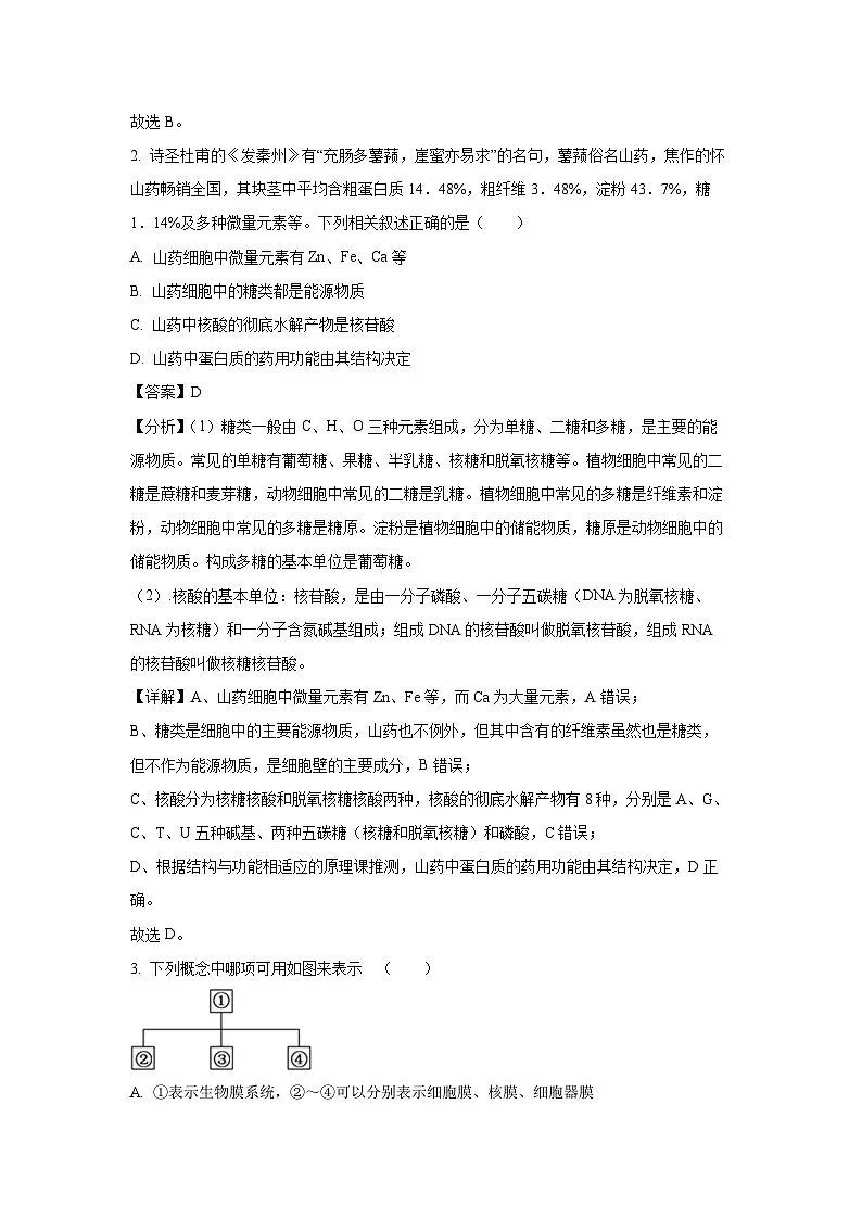 广东省潮州市2025-2026学年高三上学期8月联考生物试卷(解析版)第2页
