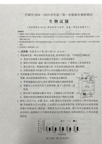 山西省吕梁市2025届高三上学期1月期末调研考试-生物试卷（含答案）