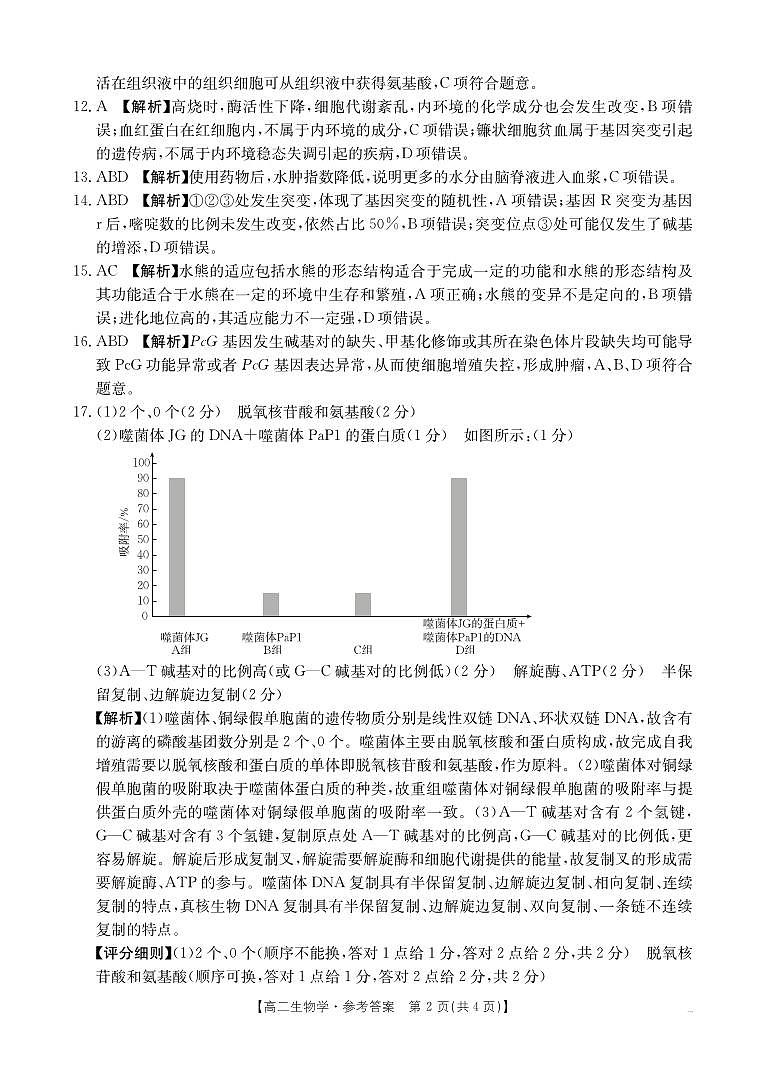 42B_生物学答案第2页