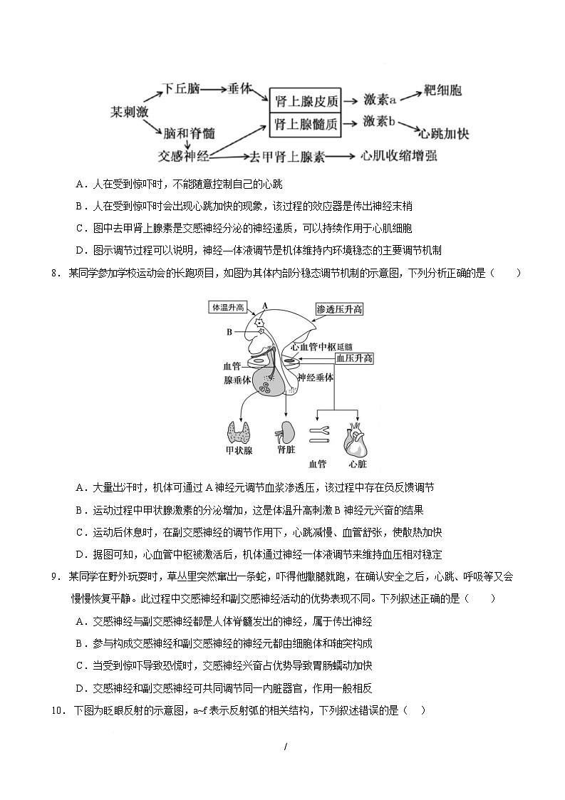 2025-2026学年高二生物上学期第一次月考试题生物试卷(四川专用)(考试版)第3页