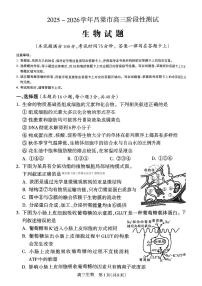 2025年吕梁高三上学期10月生物试题及答案