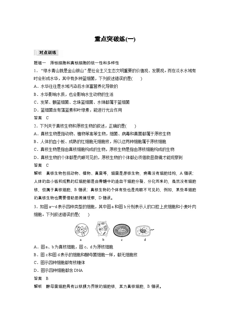 高考生物【一轮复习】精品讲义练习合集 (4)第1页