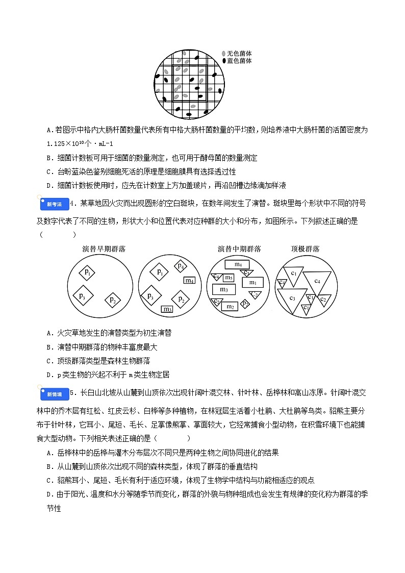 专题9 生物与环境(原卷版)第2页