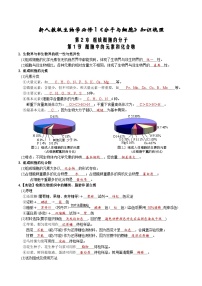 高中生物人教版 (2019)必修1《分子与细胞》细胞中的元素和化合物学案及答案