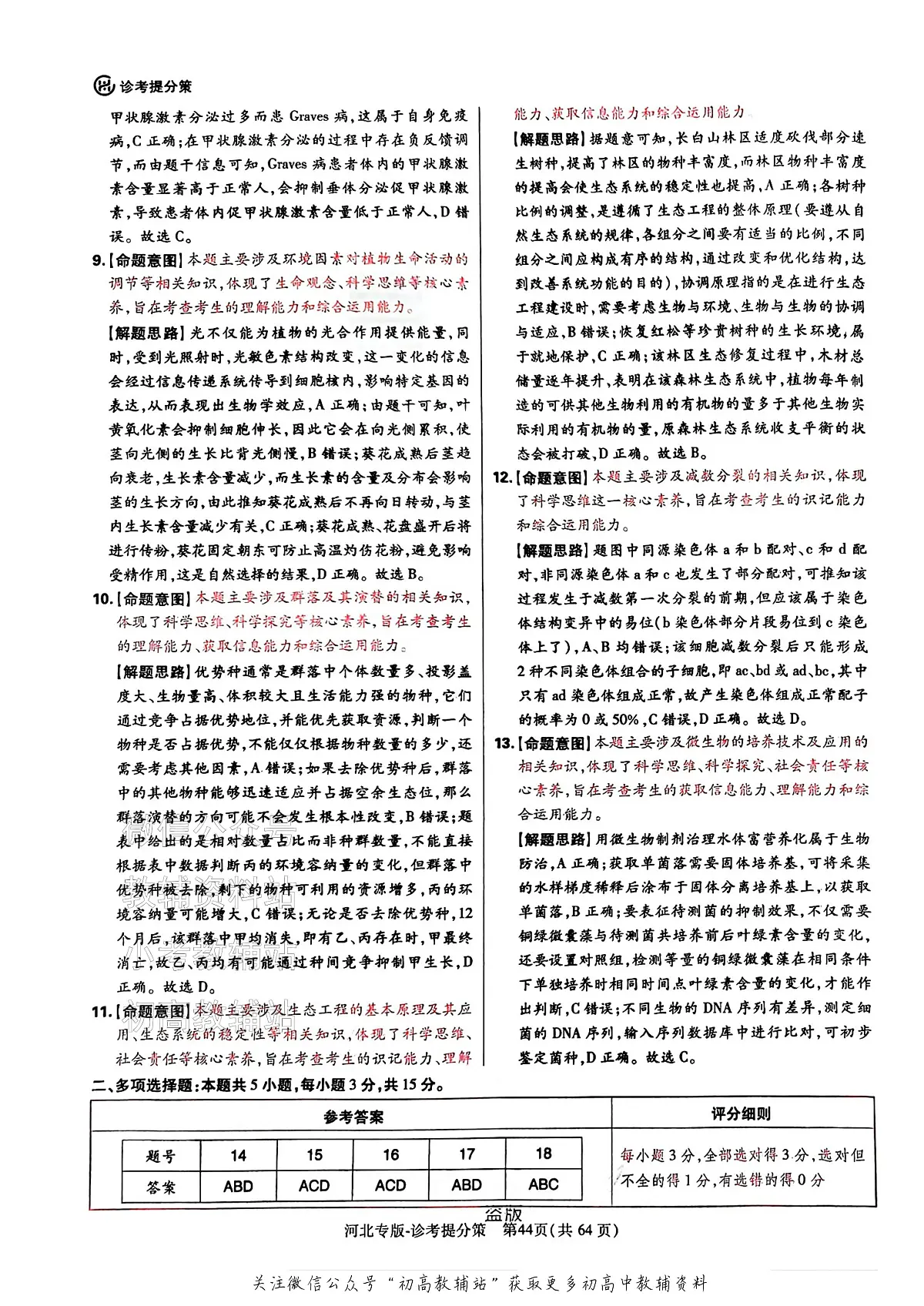 【生物DA(河北专版)】王后雄2025高考押题预测卷第3页