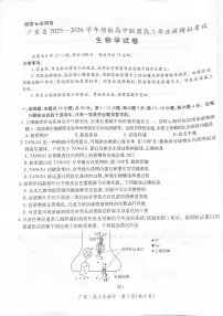 广东省领航高中联盟2025-2026学年高三上学期12月联考生物试卷（含答案）