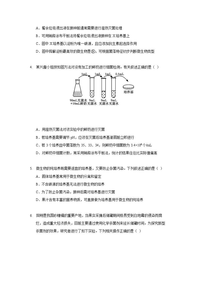 徐州三中2023—2024学年度第二学期高二年级期中调研生物试题第2页