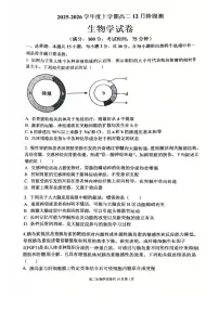辽宁省大连市第八中学2025-2026学年高二上学期12月月考生物试卷