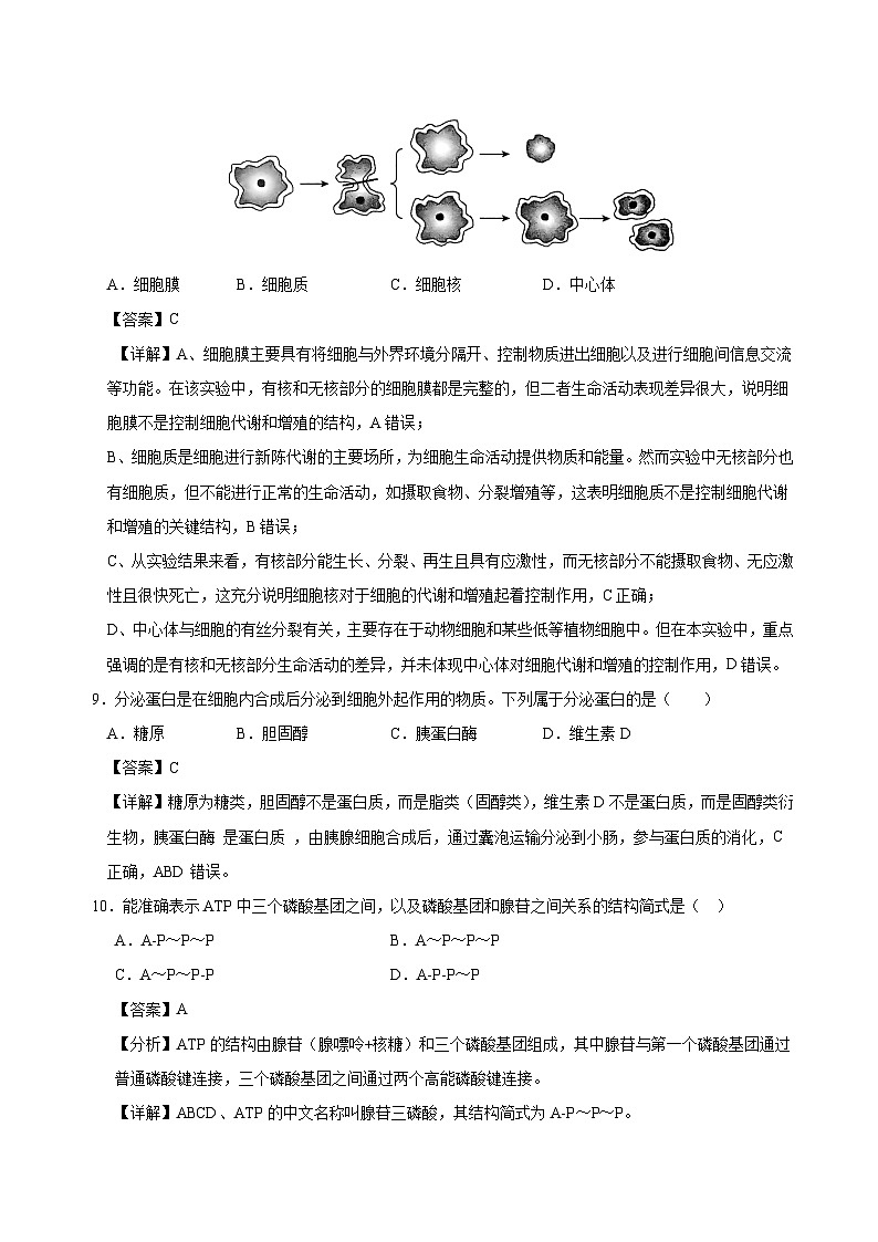 生物答案第3页