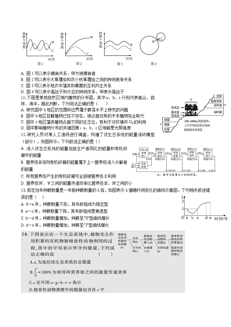 山东省菏泽第一中学八一路校区2025-2026学年高二上学期12月月考生物试卷(Word版附答案)第3页