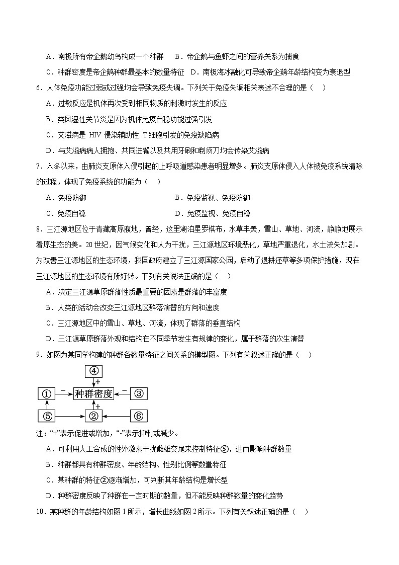 广东省深圳市重点高中2025-2026学年高二上学期12月月考试卷 生物(含答案)第2页