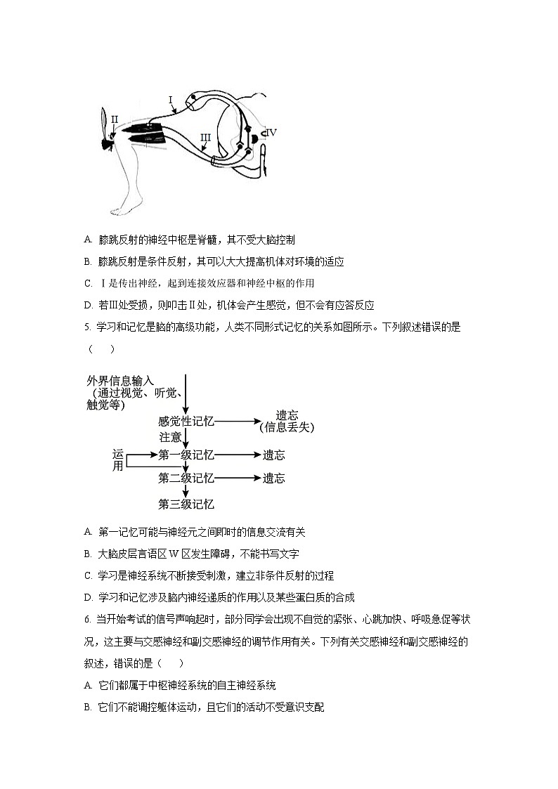 2025-2026学年青海省多校高二上学期11月月考生物试卷(学生版)第2页