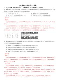 安徽省合肥市第一中学2025-2026学年高三上学期1月期末考试生物试卷（PDF版附解析）