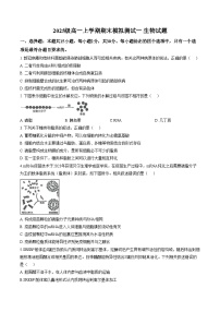 山东省德州市某校2025_2026学年高一上学期期末模拟测试一生物试题（文字版，含答案）